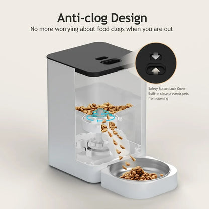 Automatic Cat and Dog Feeder – Timed Food Dispenser with Portion Control