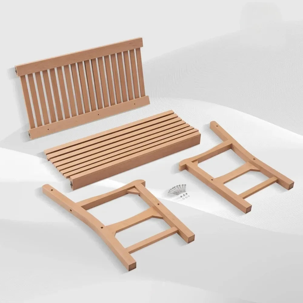 Enhance Your Outdoor Space with the Poly Lumber 2-Person Garden Bench