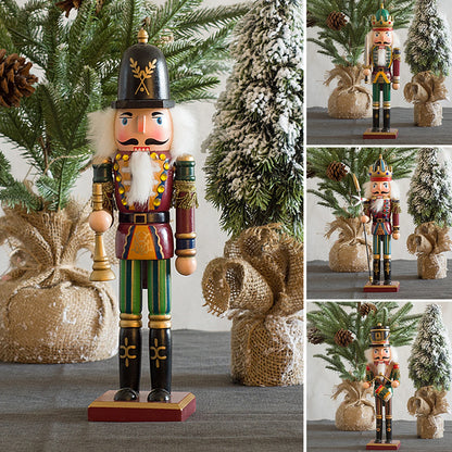 30CM Nutcracker Soldier Doll Toy Soldier Nutcracker Costume Men for Christmas New Year Decor PR Sale