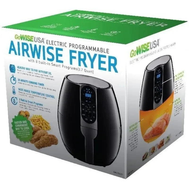 Programmable Air Fryer with Cooking Presets Kitchen Appliances  Freidora