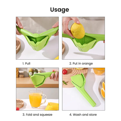 Effortless Hand Citrus Press - Manual Lemon & Lime Juicer