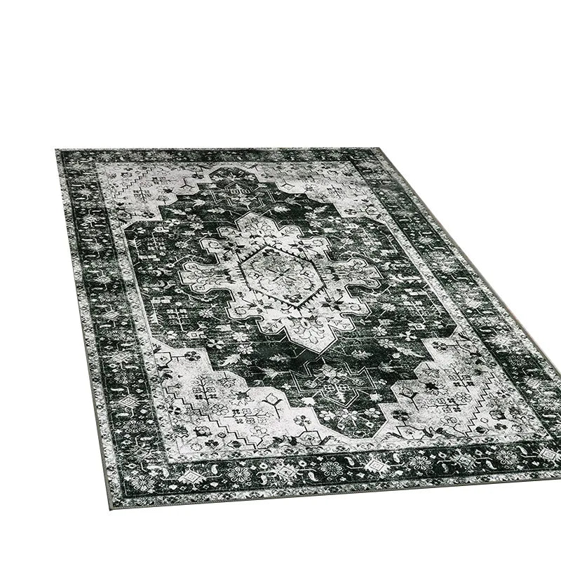 Persian Living Room Carpet – Vintage Ethnic Soft Non-Slip Rug