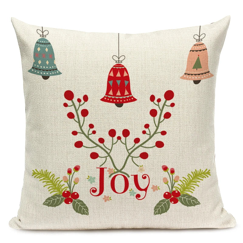 Christmas Print Cushion Covers – Festive Cheer for Your Home Decor