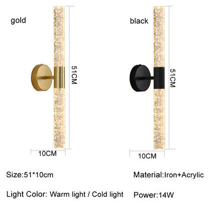 Modern 14W Double Head LED Wall Lamp - Up & Down Lighting