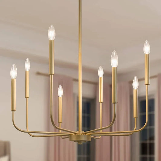 Modern Luxury American Style Iron Art Branch Chandelier