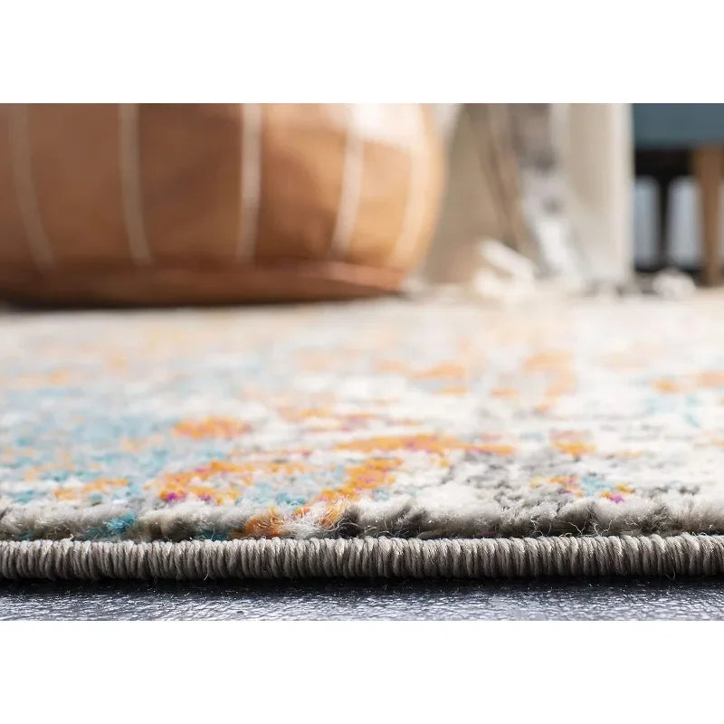 Safavieh Modern Abstract Area Rug – Non-Shedding, Easy-Care Rug for High-Traffic Spaces