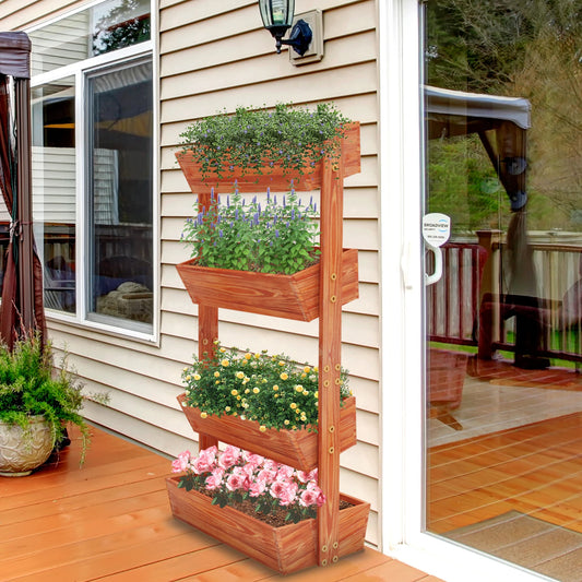 4-Tier Raised Garden Bed – Elevate Your Gardening Experience