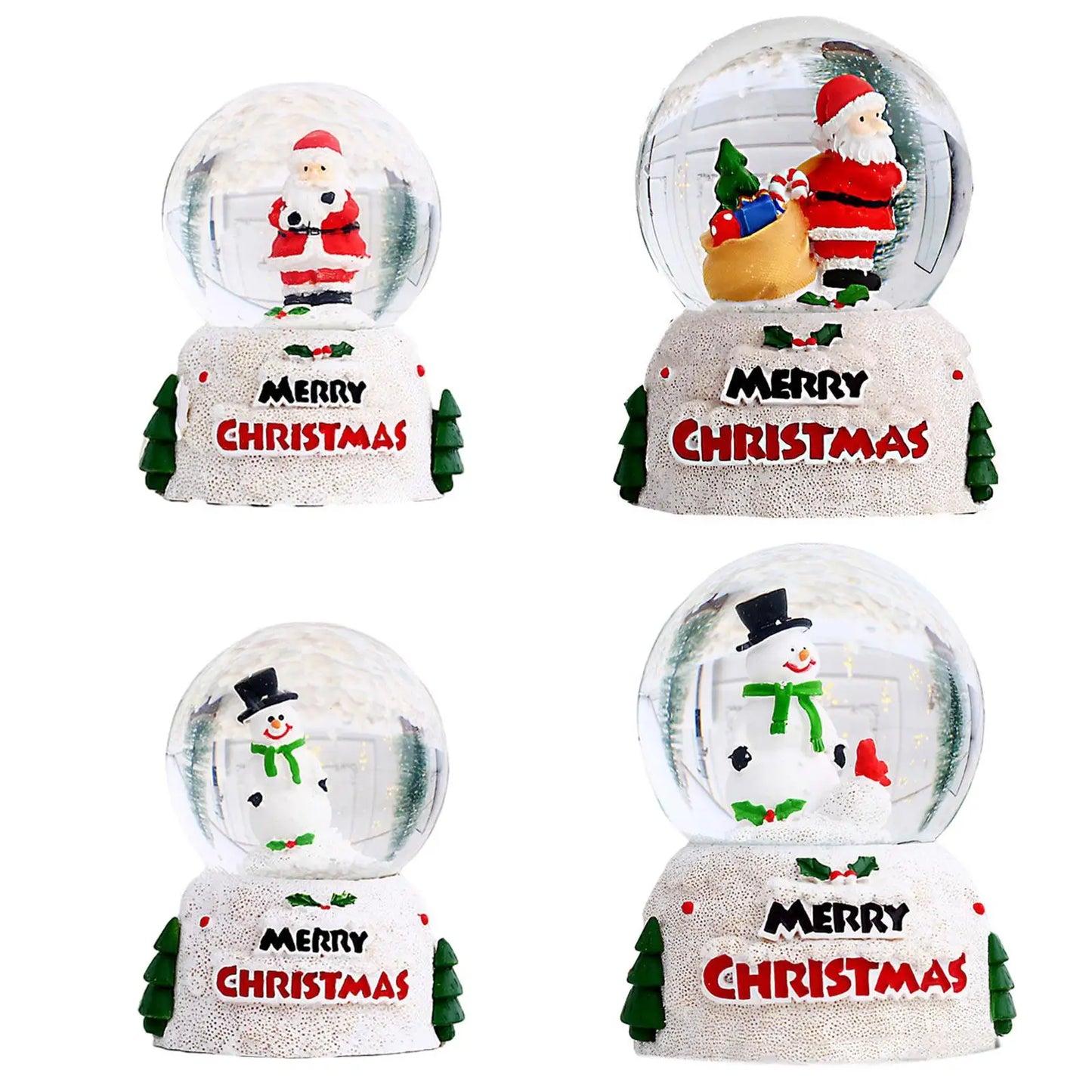 Glowing Christmas Snow Globe Crystal Ball for Girlfriend New Year Children