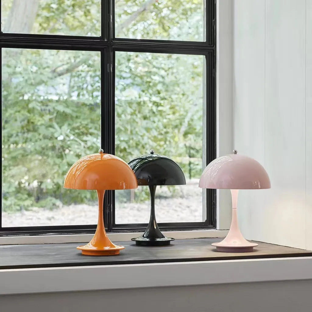 Modern Elegance with the Cordless Mushroom Table Lamp