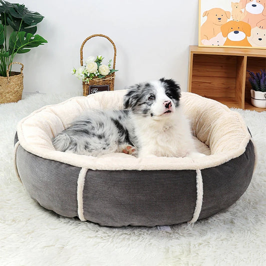 Corduroy Dog Bed – Soft, Plush, and Perfectly Cozy for Your Pet