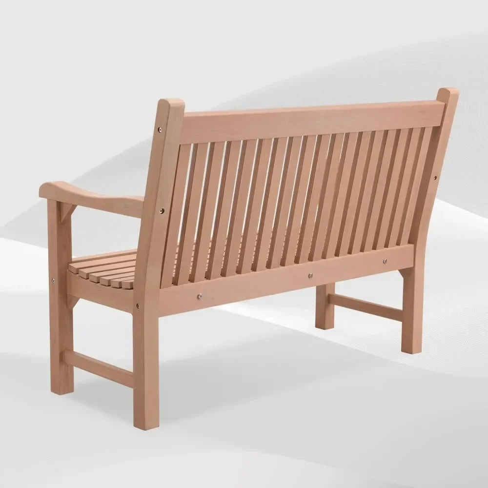 Enhance Your Outdoor Space with the Poly Lumber 2-Person Garden Bench