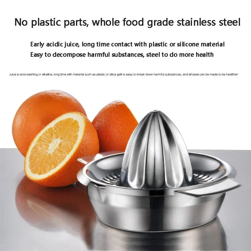 Portable Stainless Steel Manual Citrus Squeezer