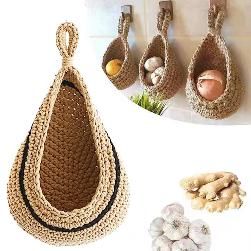 Woven Hanging Wall Basket – A Beautiful Boho Storage Solution for Your Home