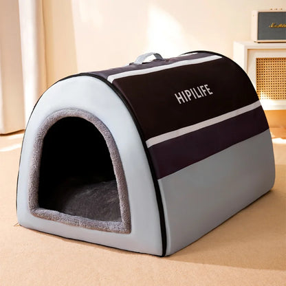 Removable Dog Warm House – Washable Pet Bed for Large and Medium Dogs