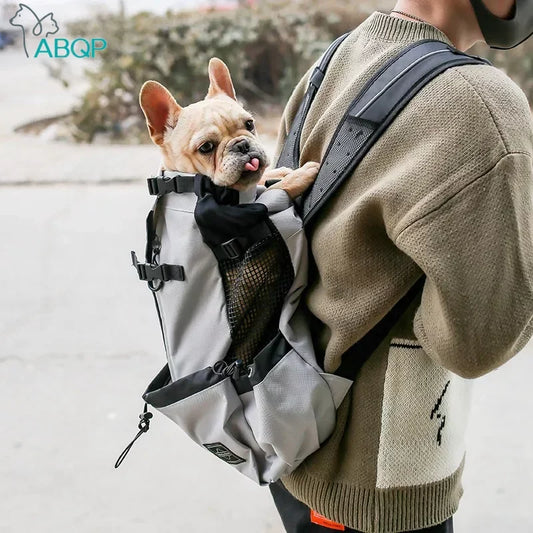 Breathable Dog Carrier Backpack – Portable Outdoor Travel Bag for Small Dogs & Cats