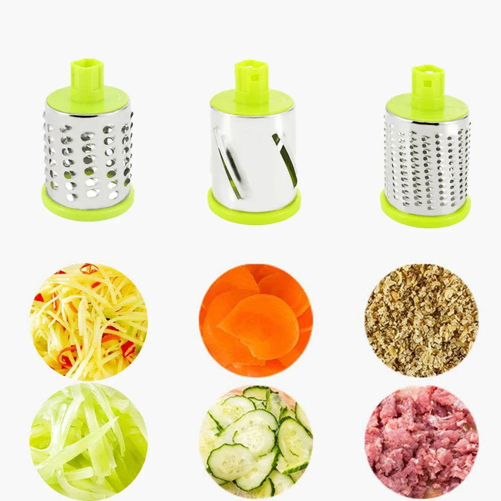 Multifunctional Vegetable Cutter & Slicer - Roller Chopper for Kitchen