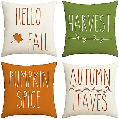 Hello Autumn Harvest Pumpkin Pillowcase – Celebrate the Season with Cozy Fall Decor