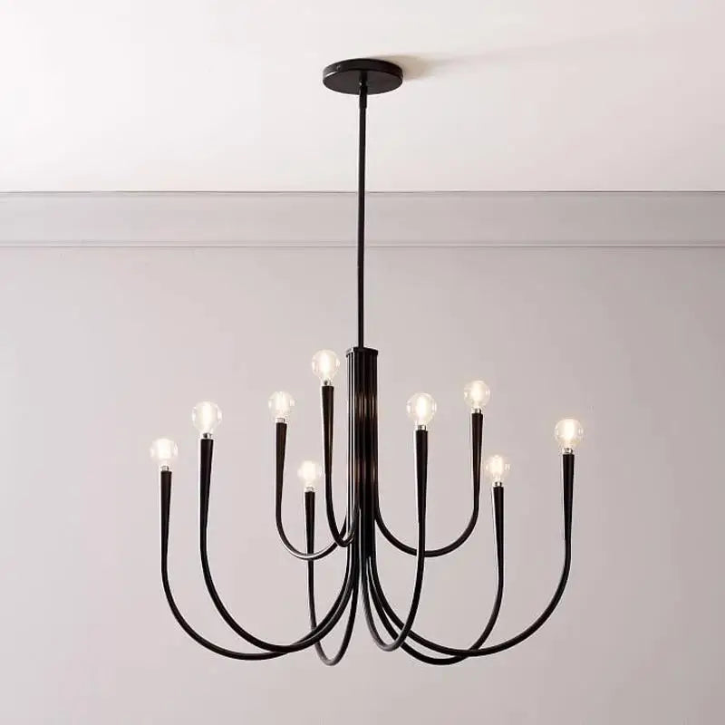 Modern Gold Nordic Chandelier | Stylish LED Hanging Lamp for Dining & Living Spaces