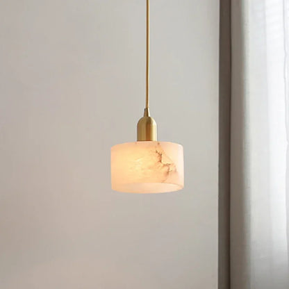 Natural Marble Chandelier – Elegant LED Pendant Light for Your Home