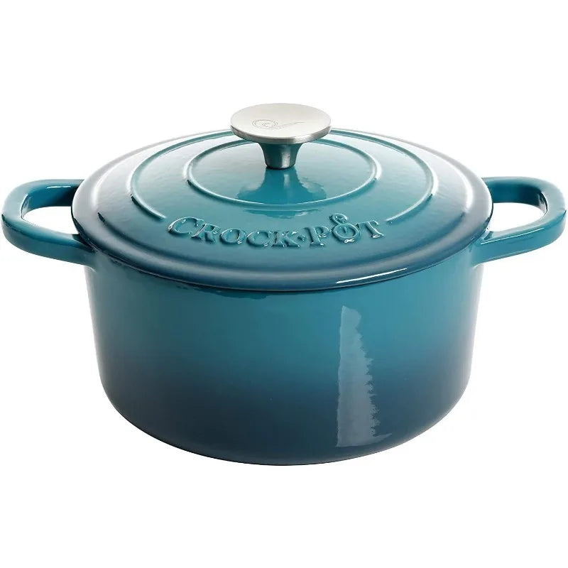 Artisan 7-Quart Oval Enameled Cast Iron Dutch Oven