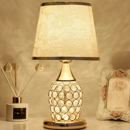 Elevate Your Décor with the European-Style Crystal Table Lamp