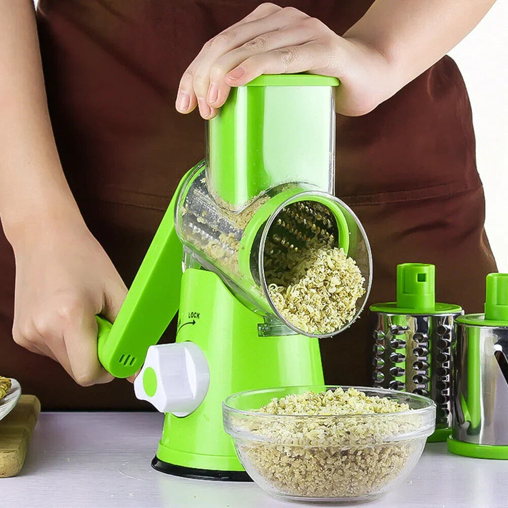 Multifunctional Vegetable Cutter & Slicer - Roller Chopper for Kitchen