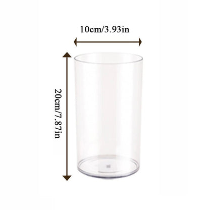 Transparent Cylinder Flower Vase – A Timeless and Elegant Centerpiece