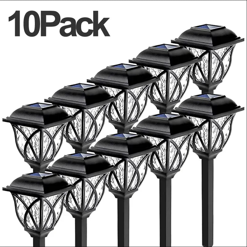 10 Pack Solar Yard Lights Bright Lawn Lights