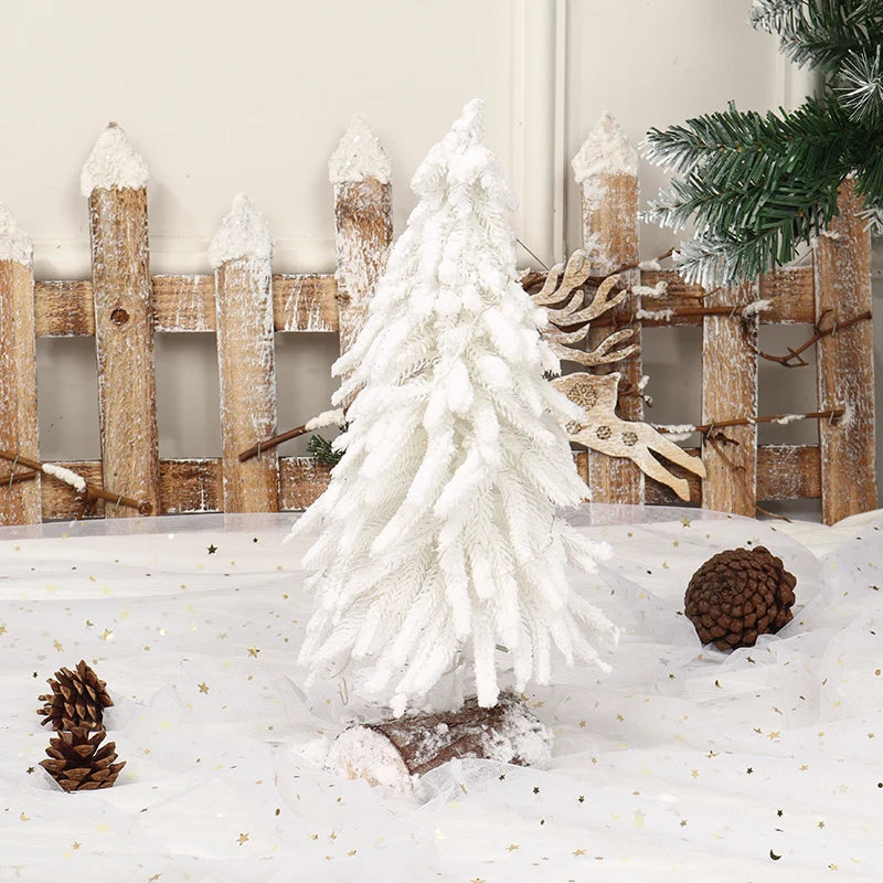 Nordic White Pine - Festive Flocked Decor