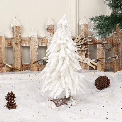 Nordic White Pine - Festive Flocked Decor