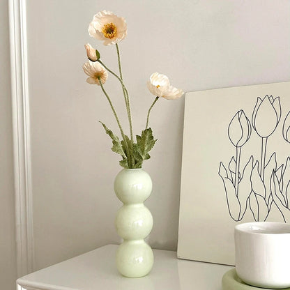 Bubble Glass Flower Vase – A Modern Touch of Elegance for Your Space