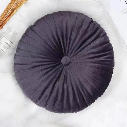 Velvet Round Pumpkin Cushion – Luxe Comfort & Style for Home Decor