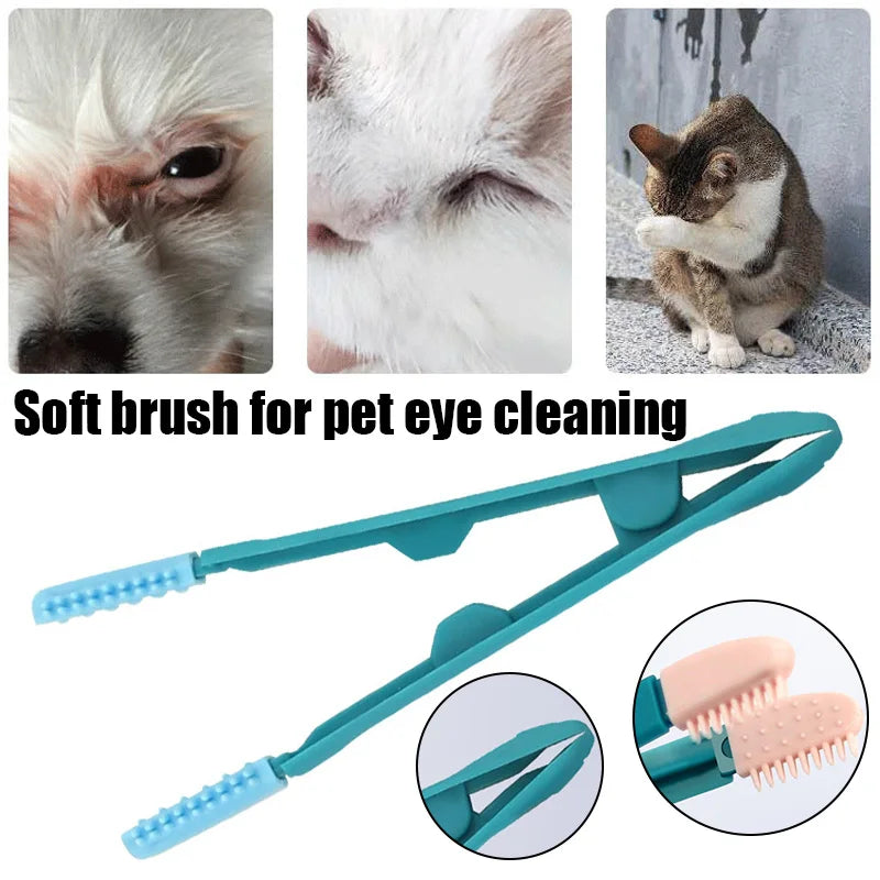 Pet Eye Cleaning Brush for Cats & Dogs - Tear Stain Remover Grooming Comb