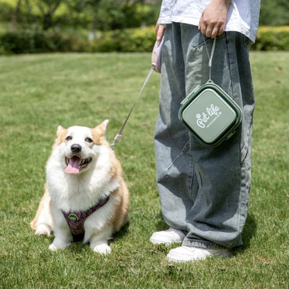 Madden Portable Double-Decker Dog & Cat Travel Bowl