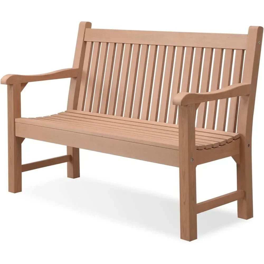 Enhance Your Outdoor Space with the Poly Lumber 2-Person Garden Bench