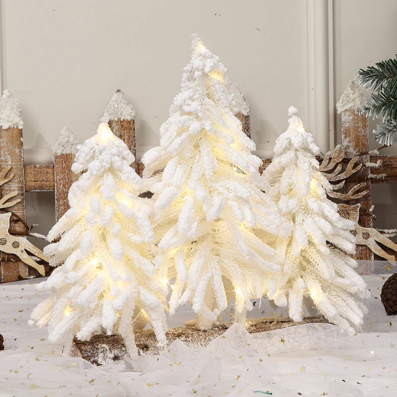 Nordic White Pine - Festive Flocked Decor