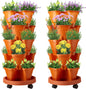 2 Set 5-Tier Stackable Planters – Grow Your Garden in Style