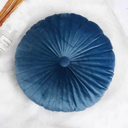 Velvet Round Pumpkin Cushion – Luxe Comfort & Style for Home Decor