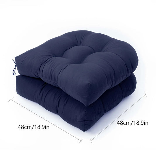 Comfortable 2-Piece U-Shaped Outdoor Chair Cushions